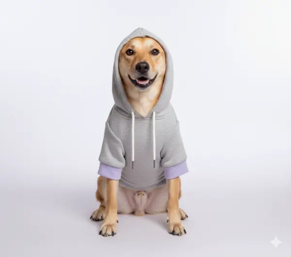 Buzo Doggy Capota Color Lila Talla M